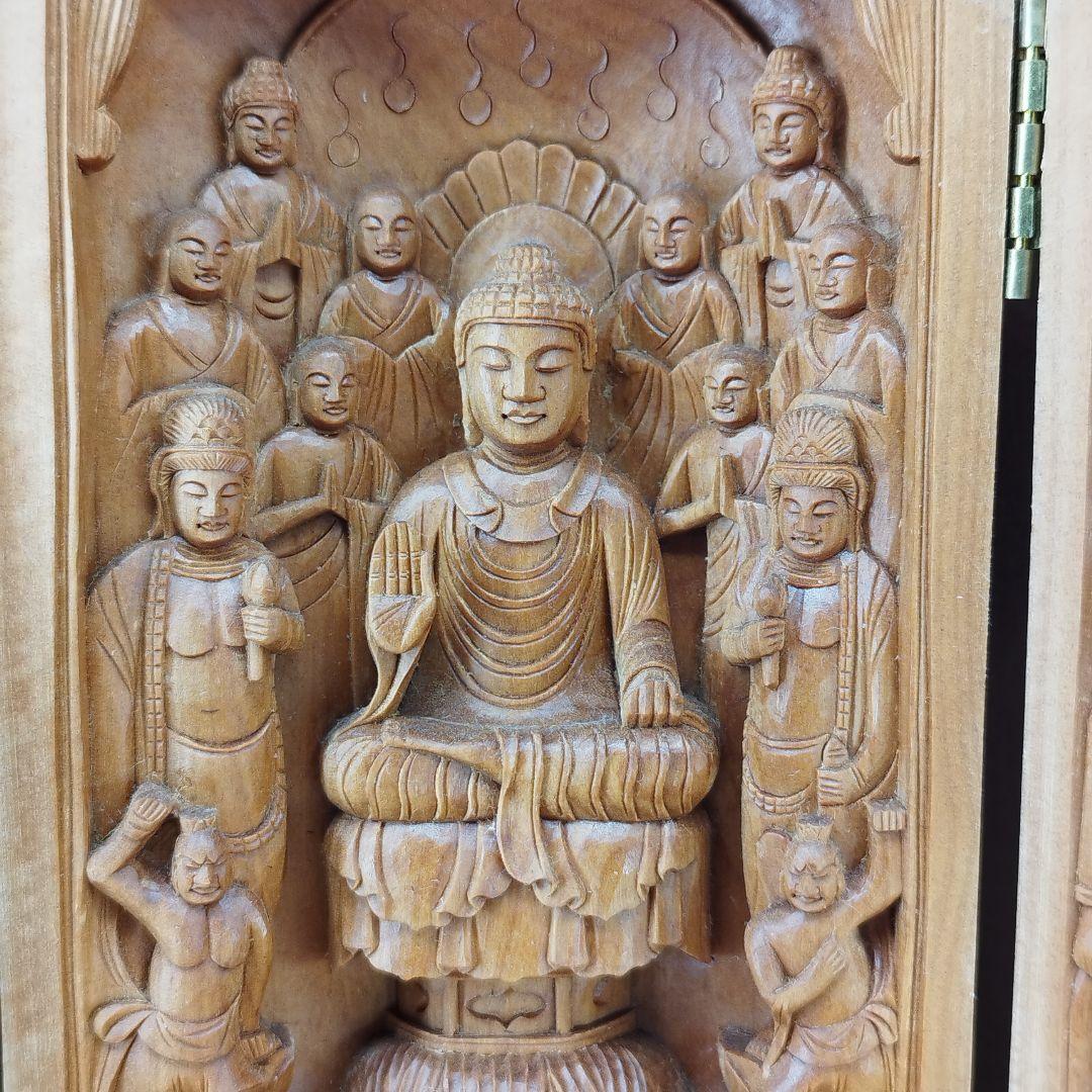 インド老山白檀「国宝緒尊仏籠」《整理番号:BU002》