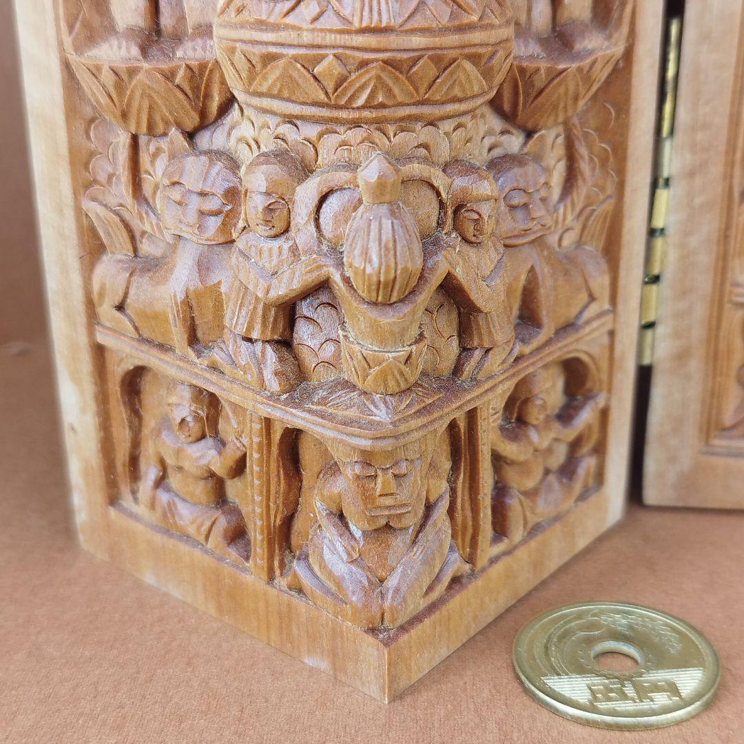 インド老山白檀「国宝緒尊仏籠」《整理番号:BU002》