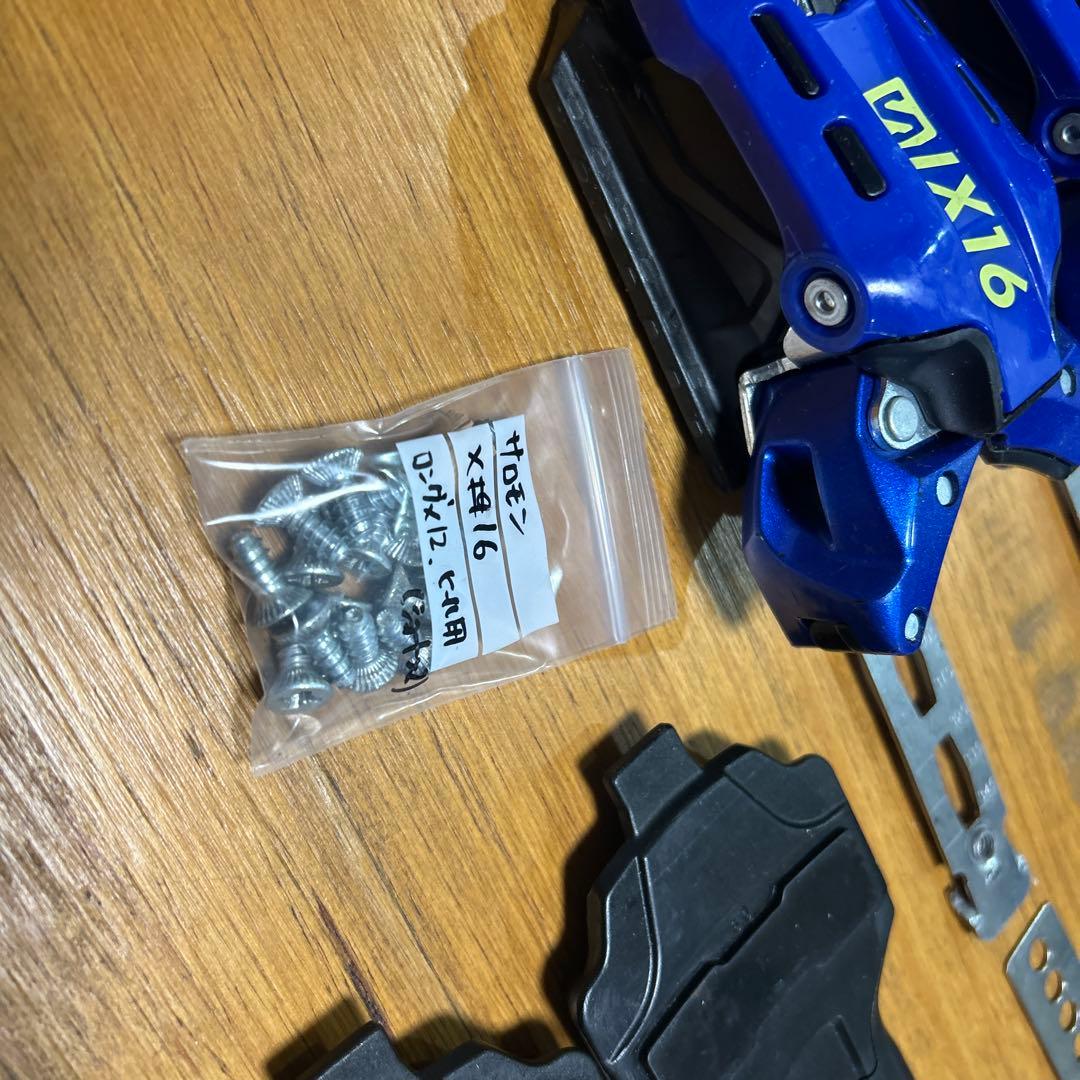 サロモン　X16 スキー ビンディング 青