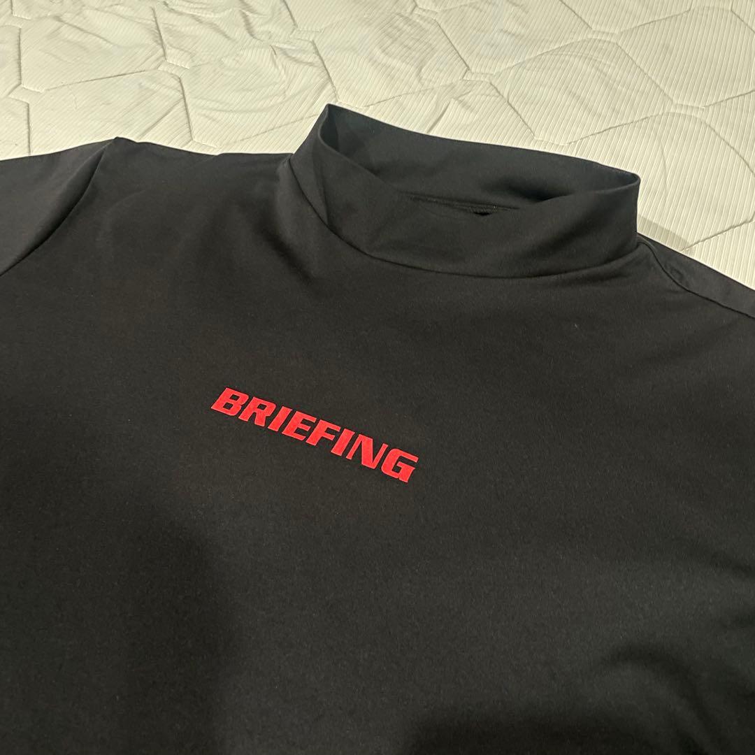 【早い者勝】BRIEFING ブリーフィング モックネック ハイネック ブラック