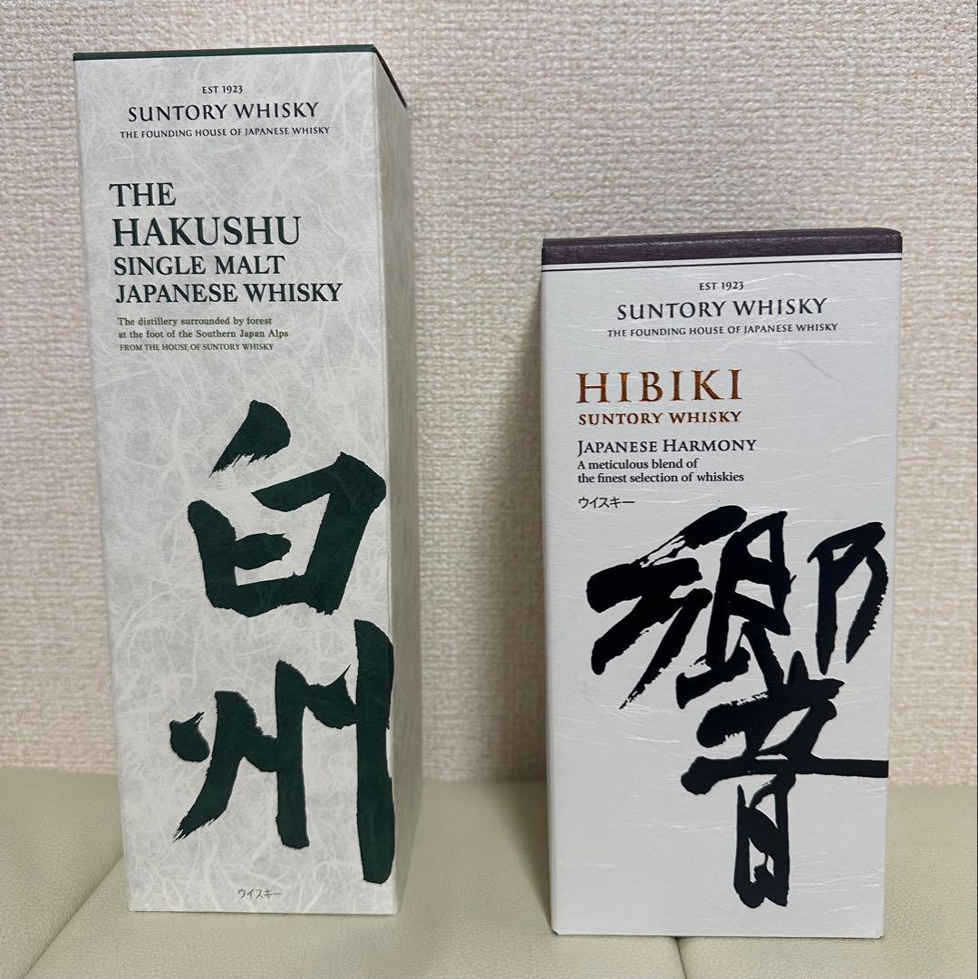 白州 シングルモルト & 響 ジャパニーズハーモニー セット　箱有り