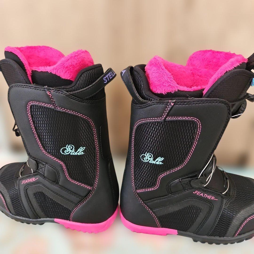 STELLA ステラ スノーボードブーツ ブラック/ピンク