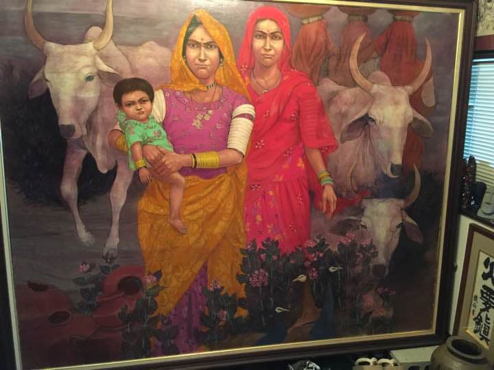 北村真　150号　　送料無料