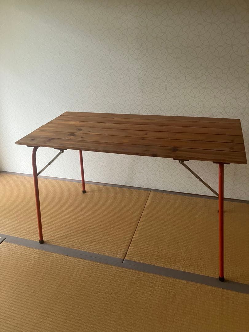 カステルメルリーノ アウトドアテーブル castelmerlino 赤脚