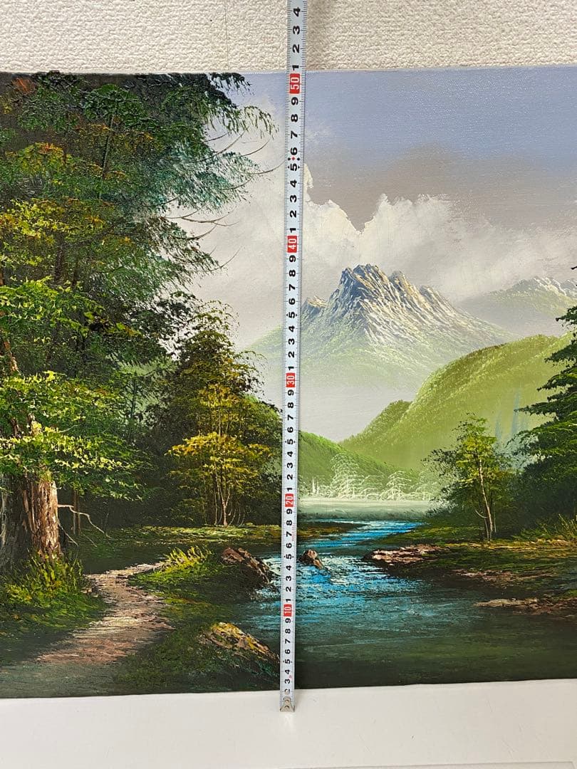 3-3302 風景画 油絵 絵画 油彩画 肉筆 美術 アンティーク　額縁無　油彩