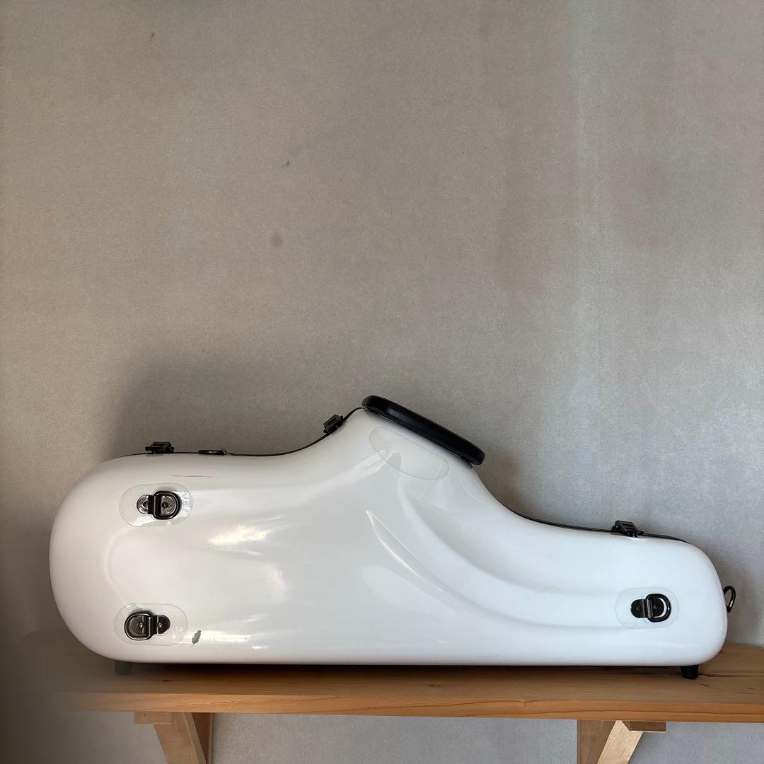 アルトサックスケース ホワイトハードケース