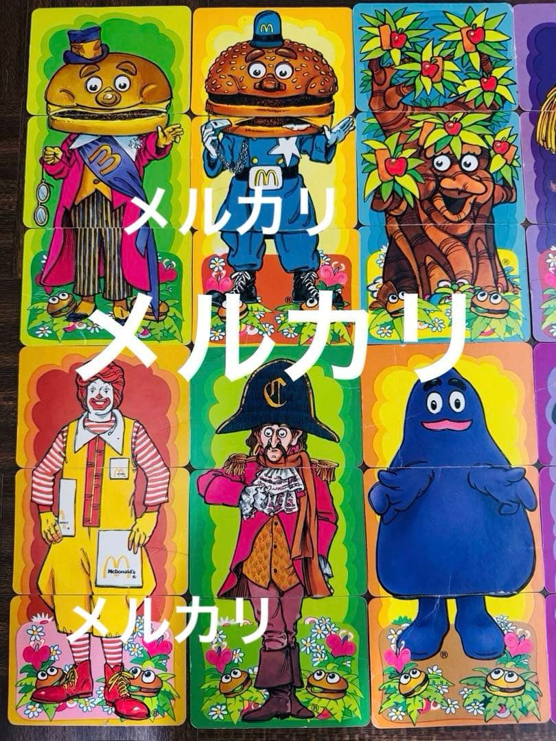 1980 アメリカ　マクドナルド　紙もの　カード ゲーム ディスプレイ　激レア
