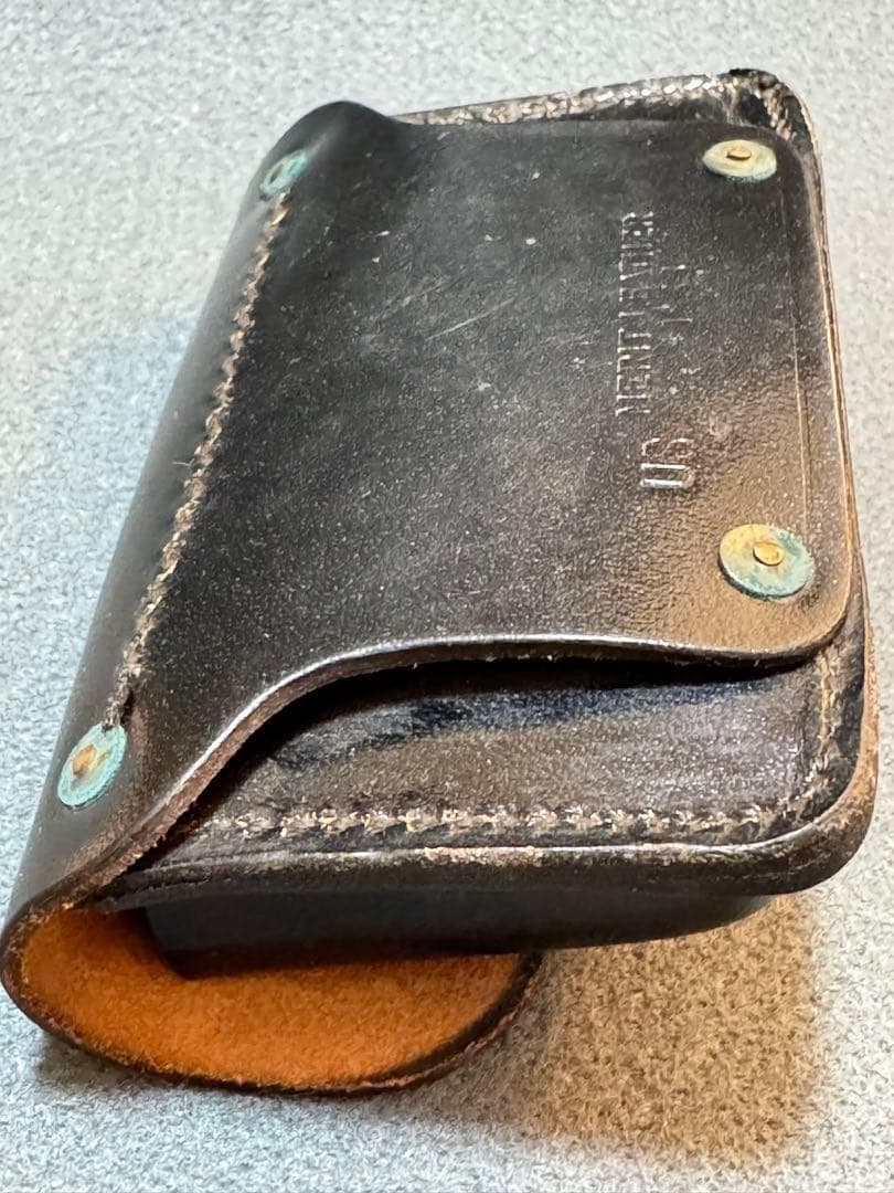 米軍 実物 ファーストエイド レザーポーチ 1955年