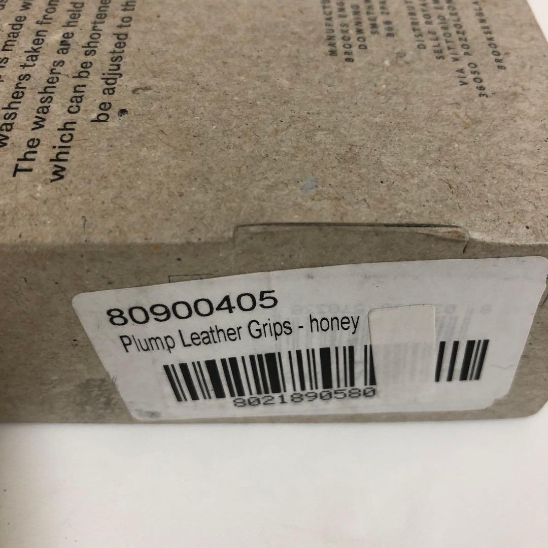 BROOKS PLUMP LEATHER GRIPS レザー　グリップ　茶