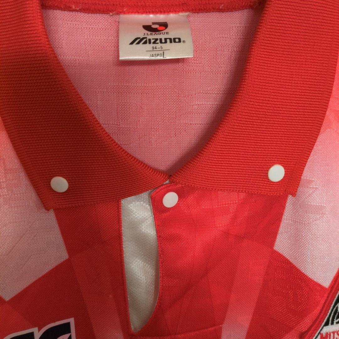 サッカー Jリーグ 浦和レッドダイヤモンズ ユニフォーム 岡野雅行 正規品L