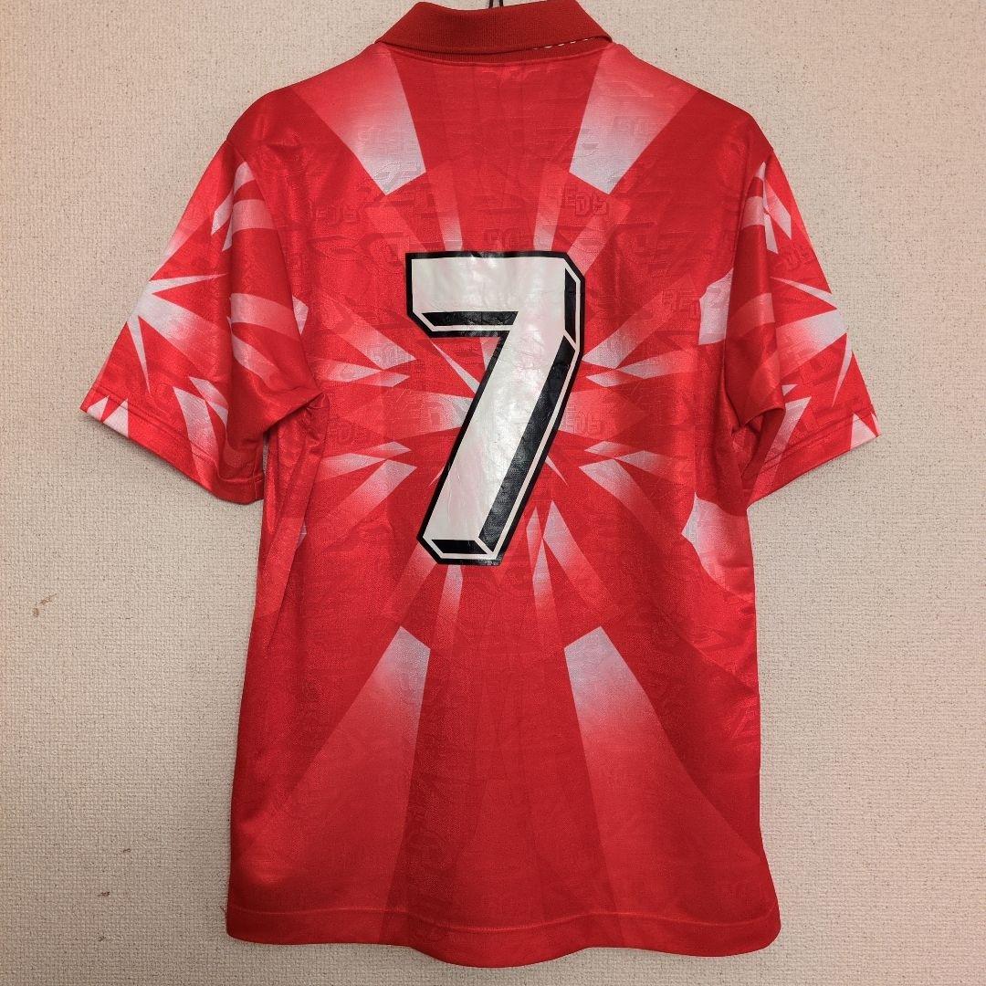 サッカー Jリーグ 浦和レッドダイヤモンズ ユニフォーム 岡野雅行 正規品L