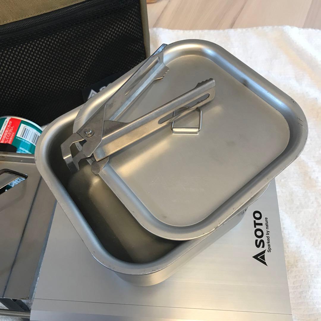 SOTO ストーブ、ワークトップ 、ミニマルクッカー、バッグセット ユーズド
