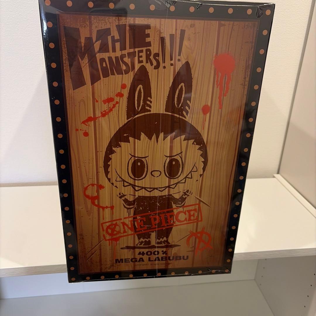 正規品 POP MART ONE PIECE MEGA LABUBU 400%