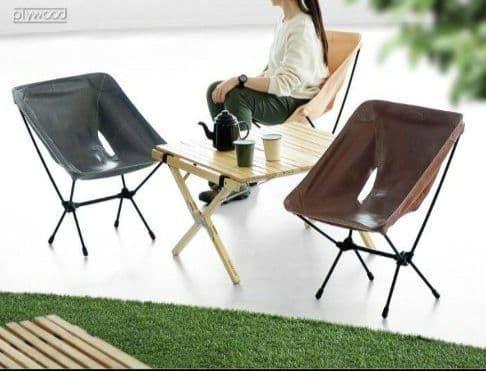 【新品・未使用】　カワイス レザーチェアシート　レッドブラウン　Helinox