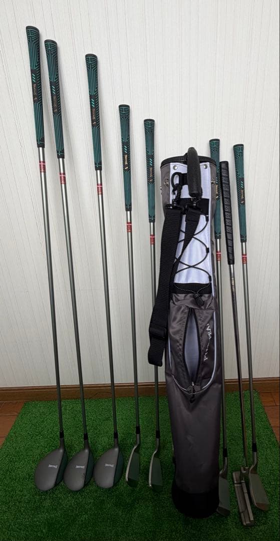 SPALDING　キッズ　ジュニア　レディース　初心者　8本セット　バック