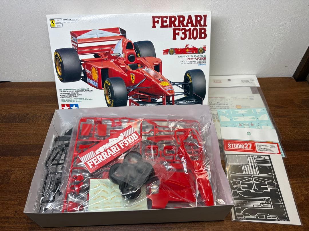 タミヤ 1/20 フェラーリ F310B スポンサーデカール、エッチングパーツ付