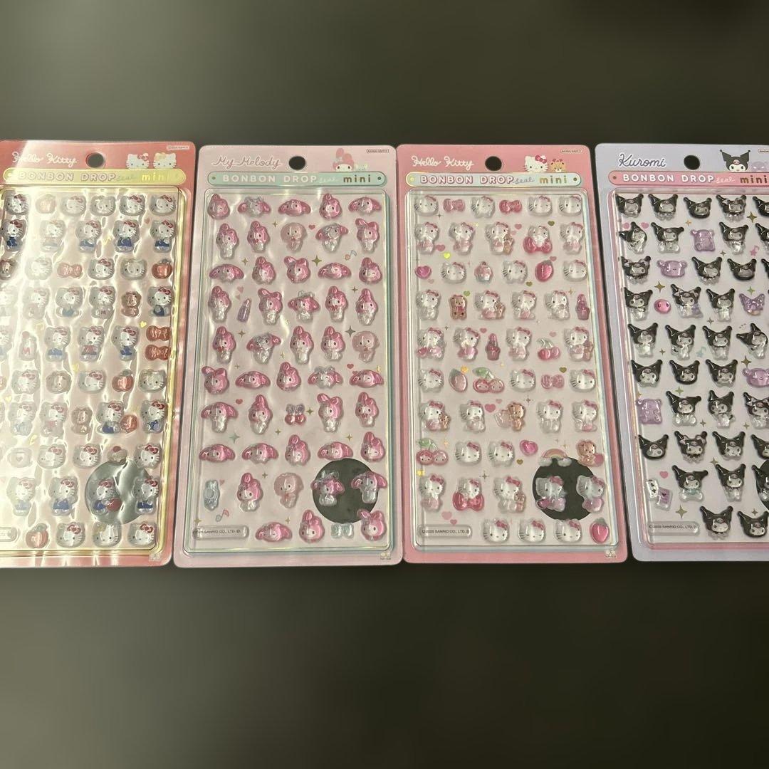 【国内正規品】ボンボンドロップシールミニ　サンリオ　全種類