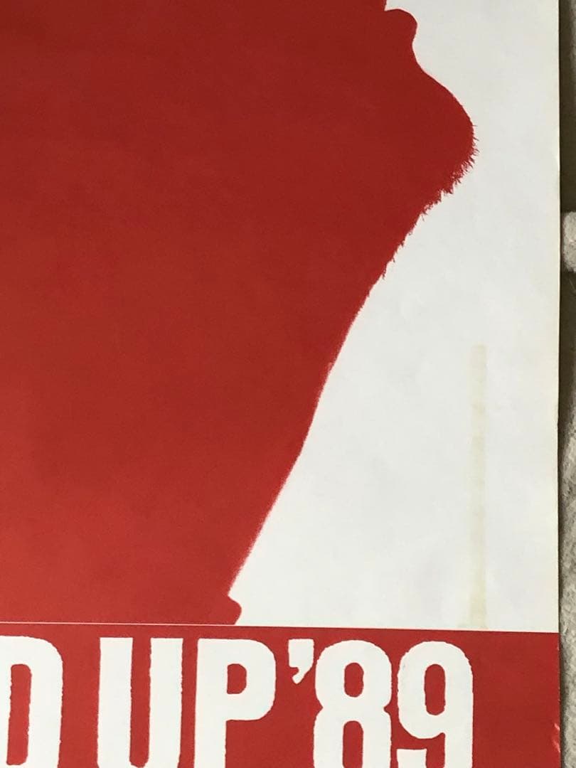 矢沢永吉STAND UP '89 ツアー告知 B2サイズポスター