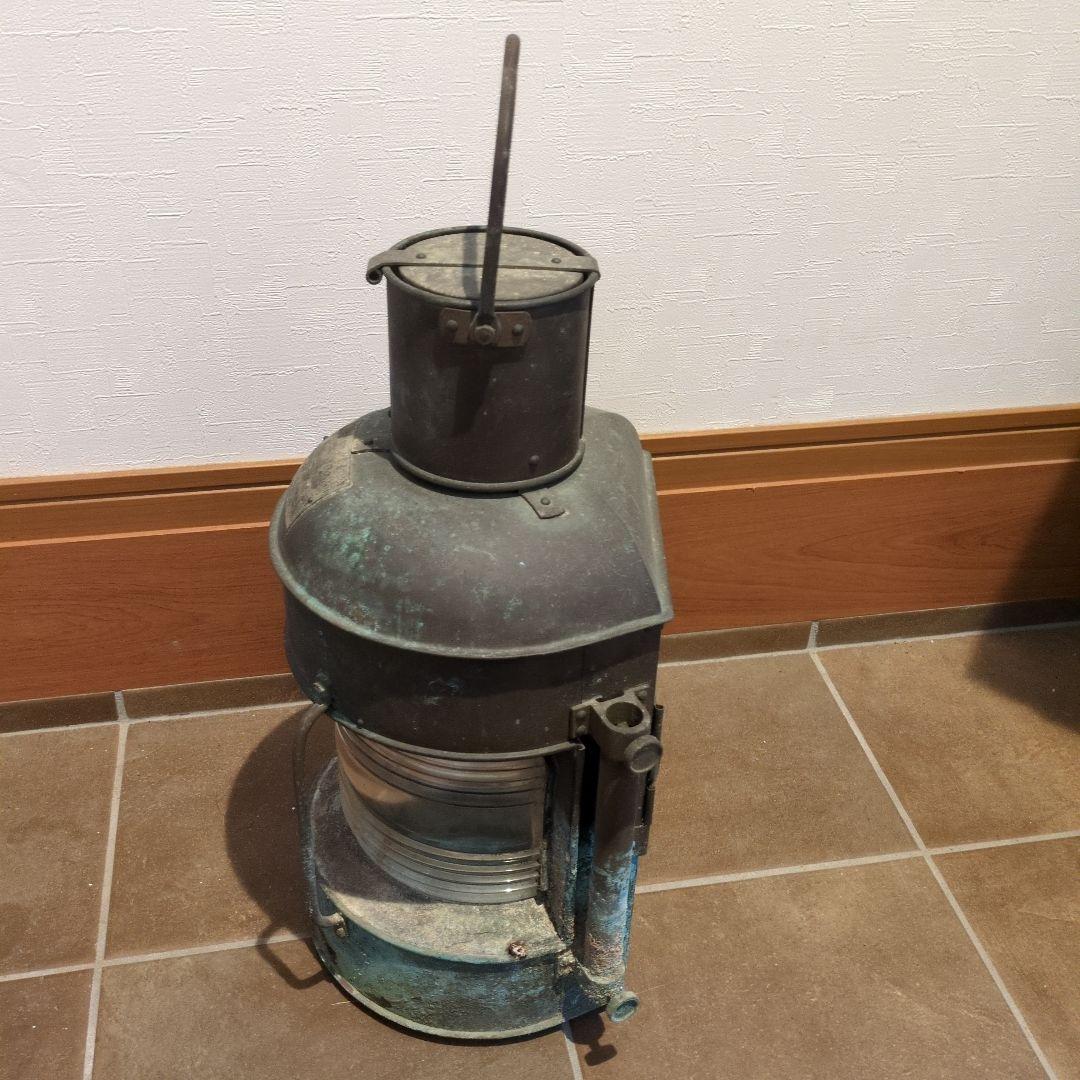 日本船燈株式会社　MAST HEAD LIGHT　オイルランプ　航海灯