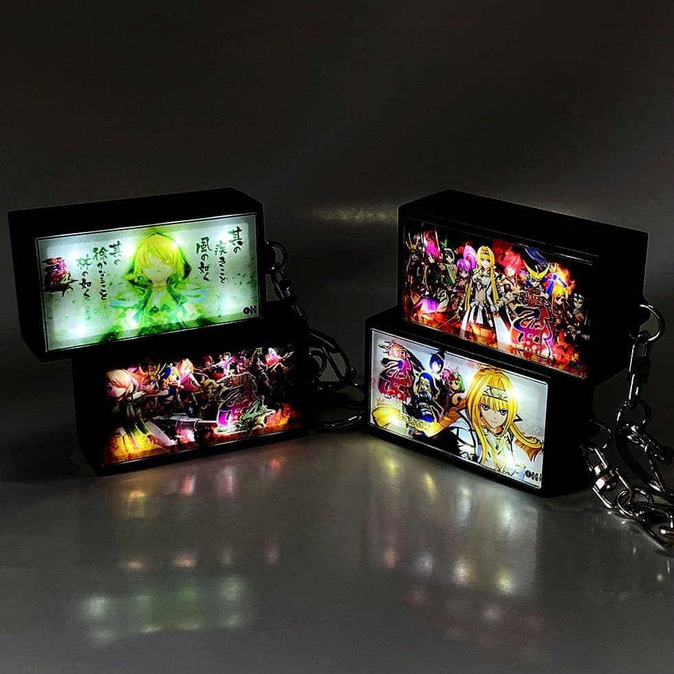戦国乙女LEDパネルキーホルダーコンプリートセット