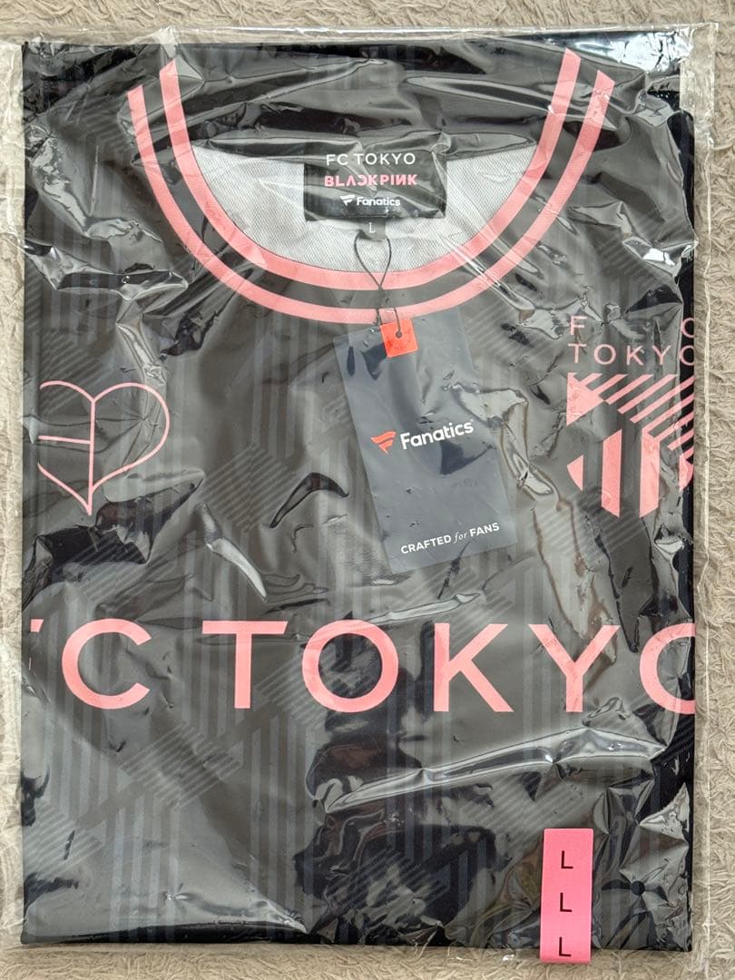 FC東京×BLACKPINK ブラック ロゴフーディ Tシャツ タオルマフラー
