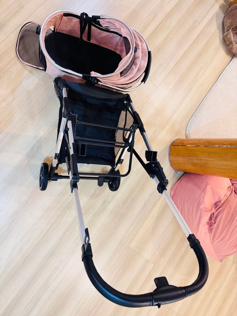 Kenyone ペットカート 分離型 折りたたみ　ピンク