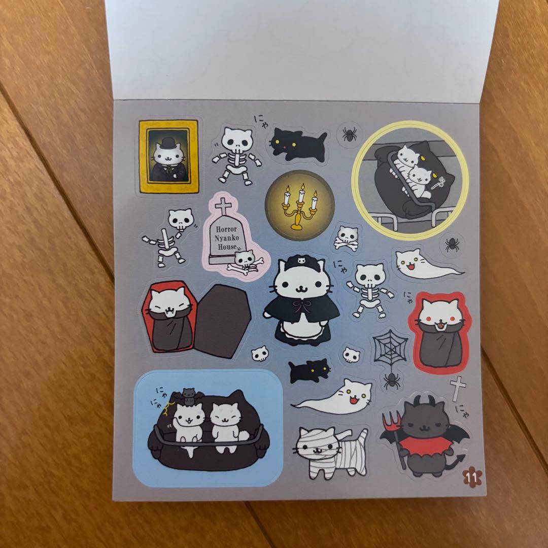 にゃんにゃんにゃんこ シールブック にゃんこランド 平成レトロ