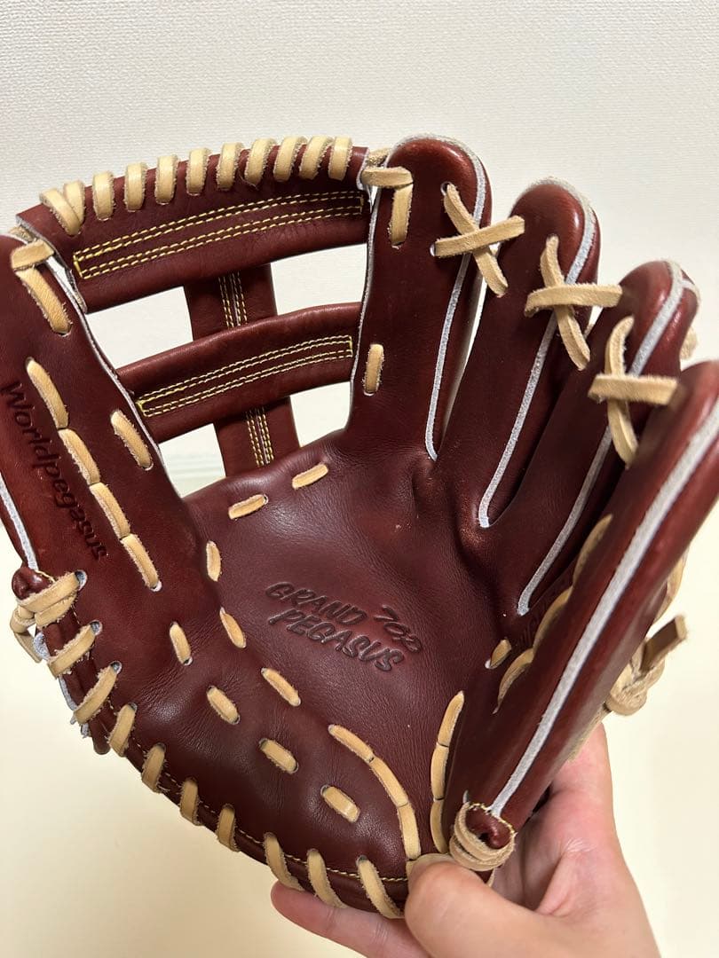軟式硬式兼用　野球グローブ