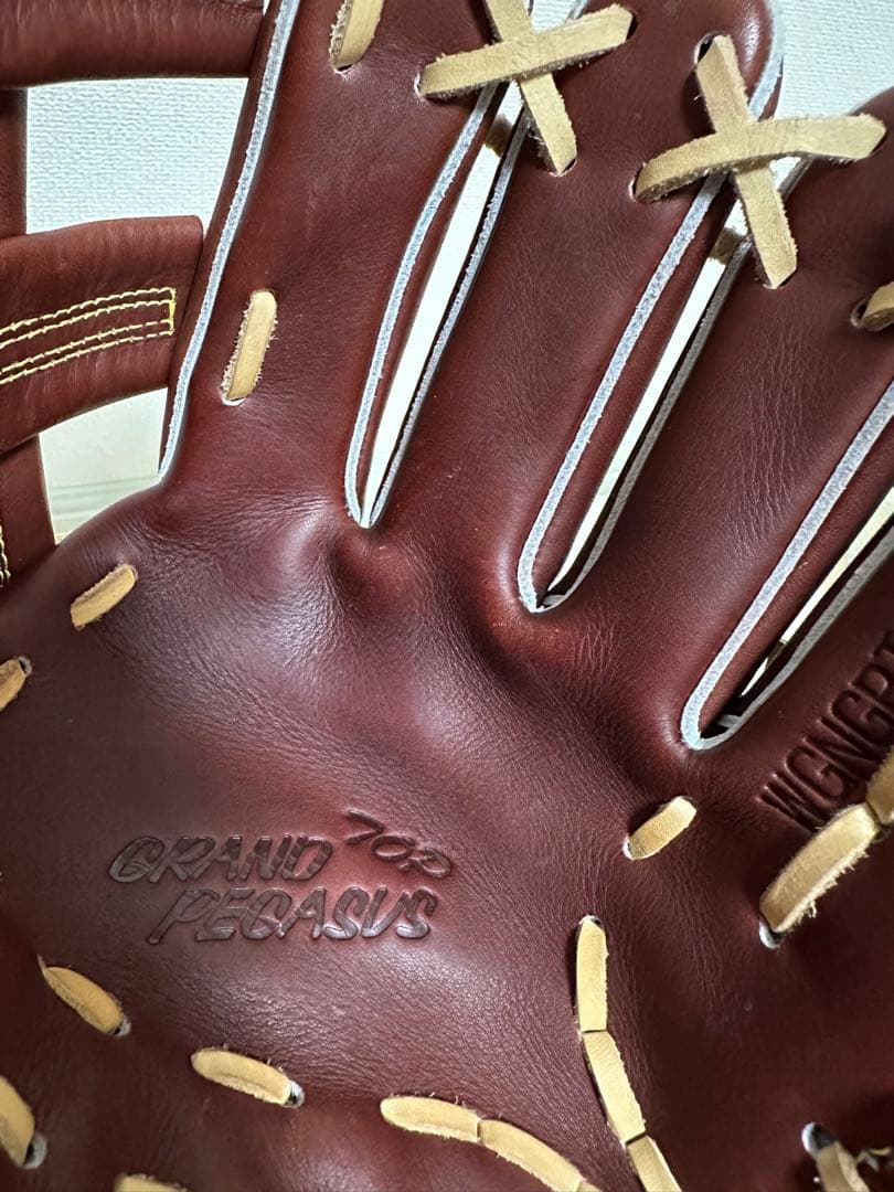 軟式硬式兼用　野球グローブ