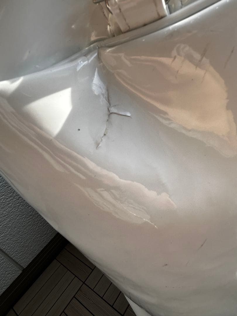 LE COQ SPORTIF エナメルキャディバッグ ホワイト