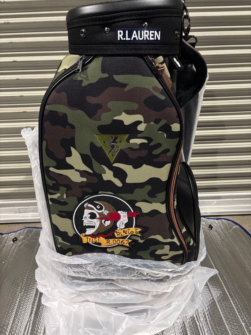 ポロ ラルフローレン キャディバッグ タイガーシリーズ 迷彩 寅