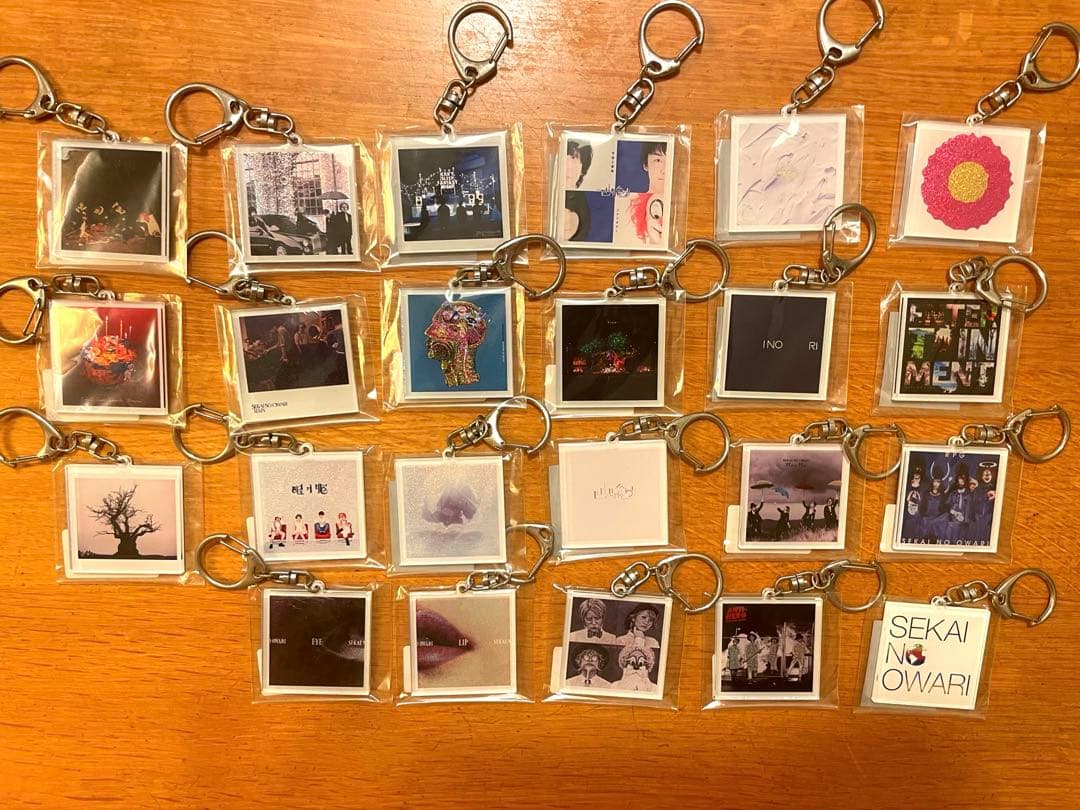 SEKAI NO OWARI セカオワ ホログラムキーホルダー全23種セット