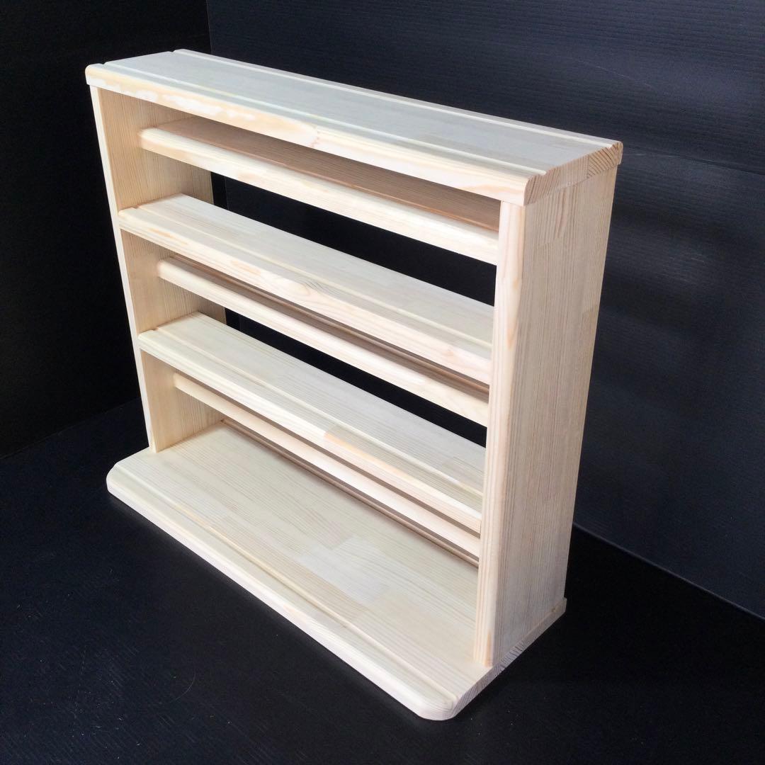 トミカ収納棚　7段　112台収納　木製　(新品)