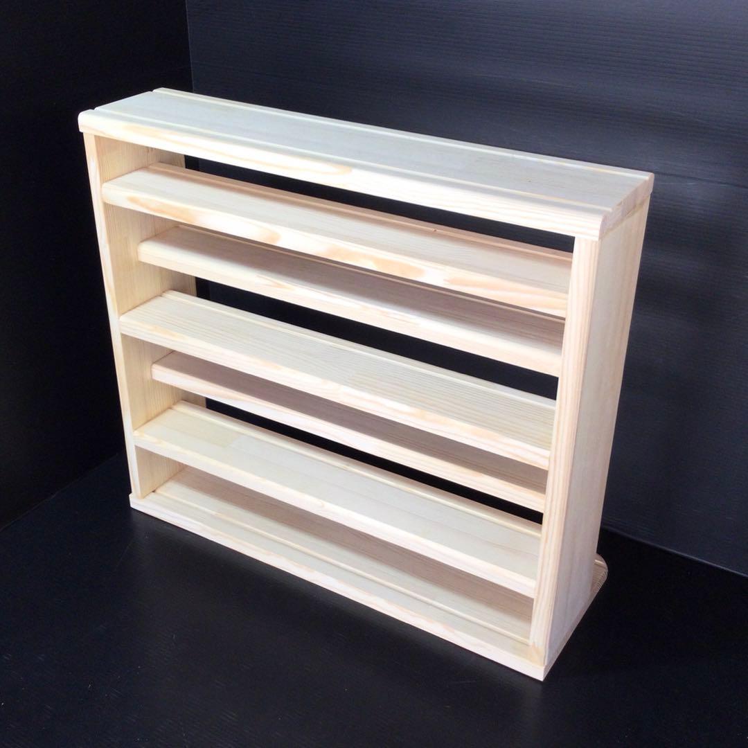 トミカ収納棚　7段　112台収納　木製　(新品)