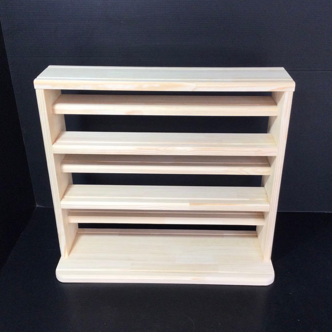 トミカ収納棚　7段　112台収納　木製　(新品)