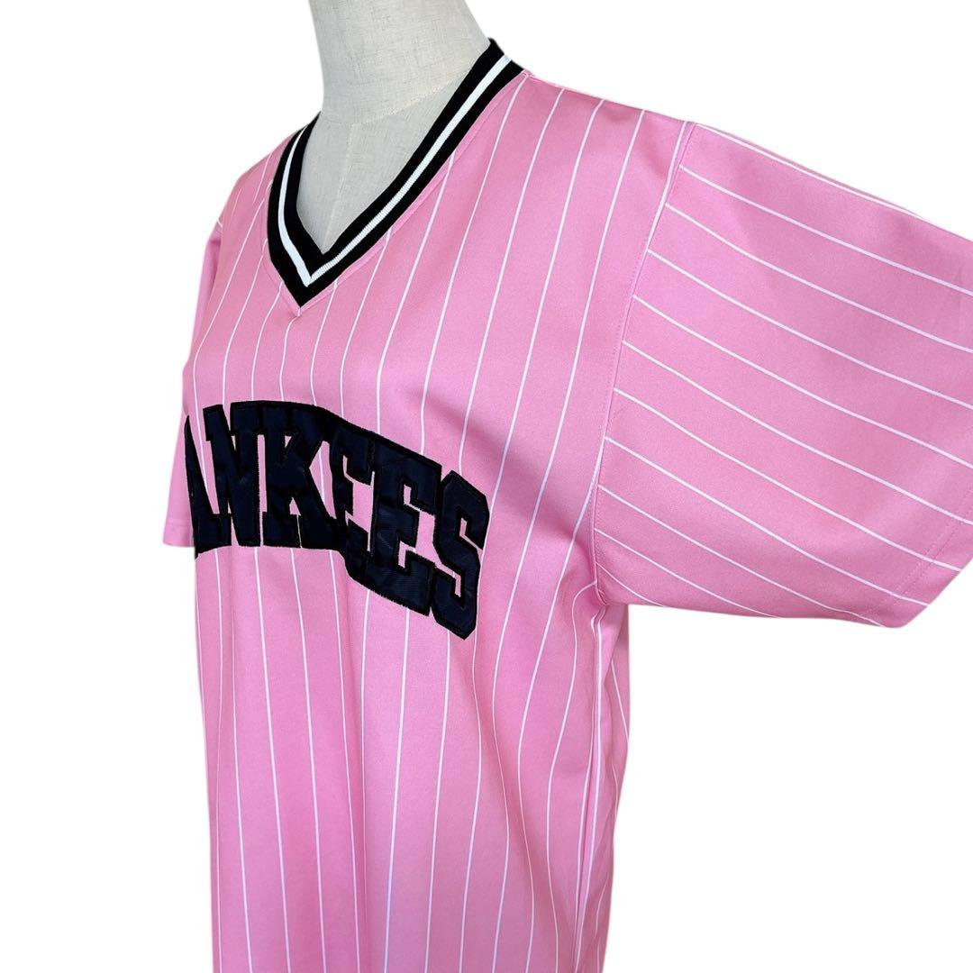 RussellAthletic ニューヨークヤンキース ユニフォーム ピンク M