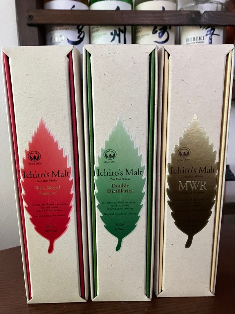 09103イチローズモルトリーフ200ml3種　nboxシートカバー1台分