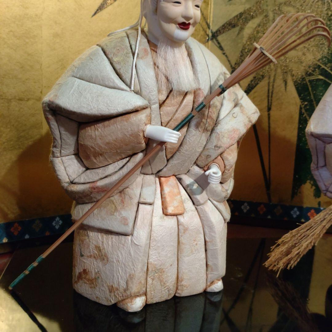 『高砂』三富清子作　能装束和紙木目込人形