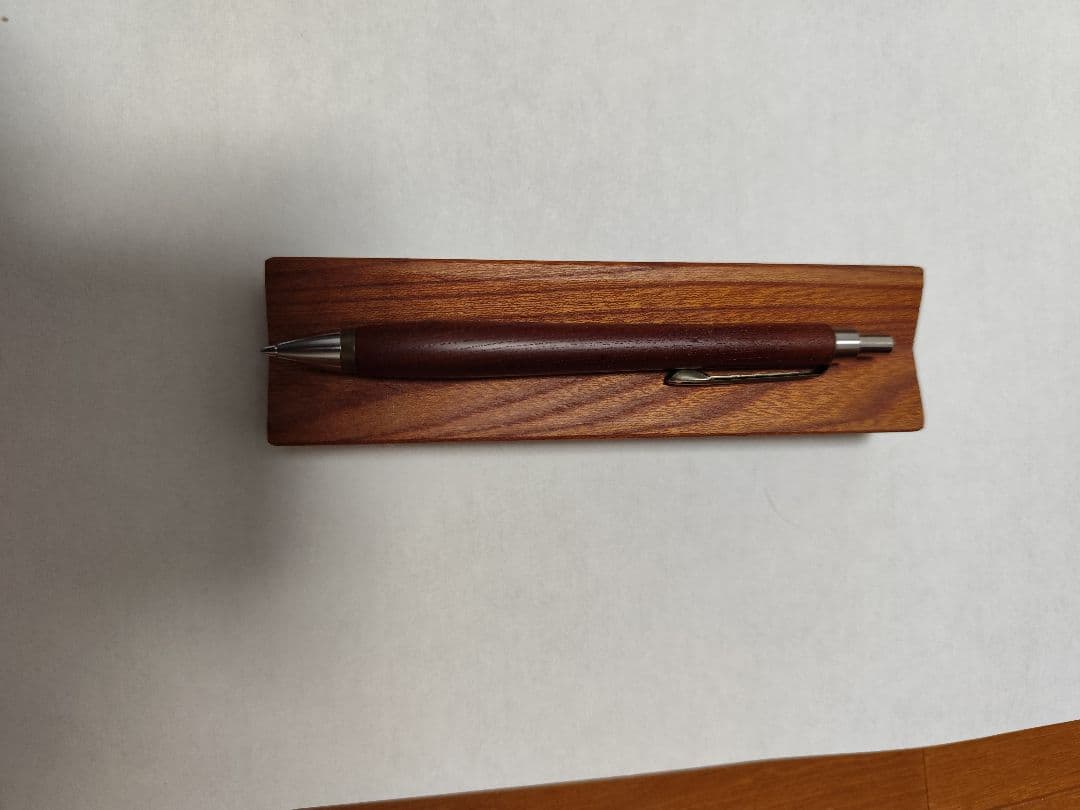 も*ご様 雷神欅 WoodpenCraft シャープペンシル