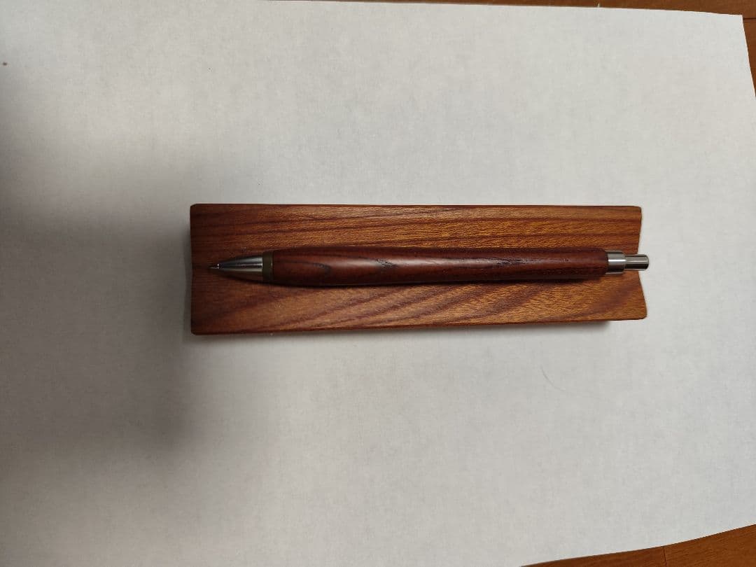 も*ご様 雷神欅 WoodpenCraft シャープペンシル