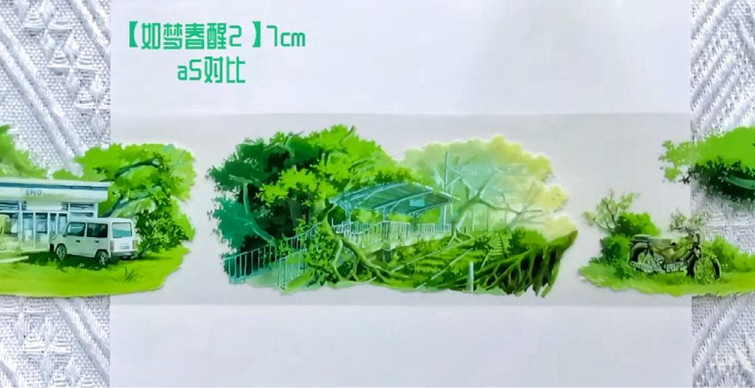 【8467】海外　マステ　4.68m巻売り　PETマスキングテープ