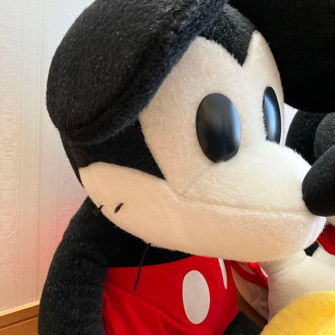 ディズニーランド　ミッキー＆ミニー　大きなぬいぐるみ　昭和レトロ