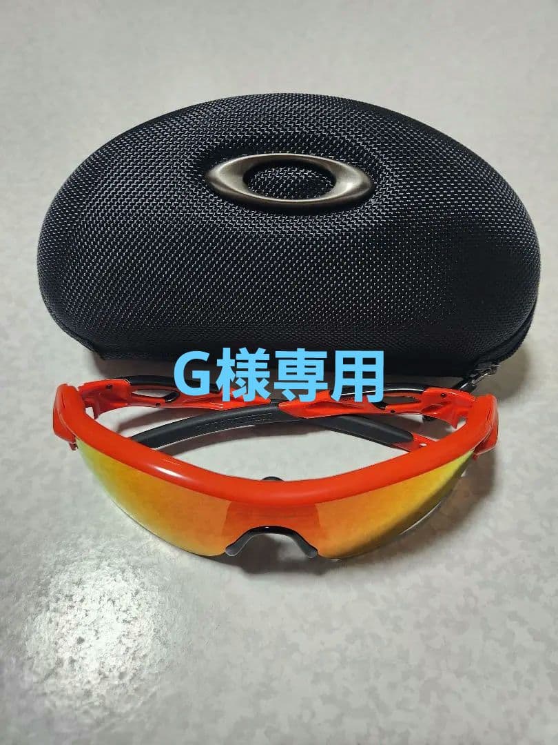 Oakley オレンジ ミラーレンズ サングラス
