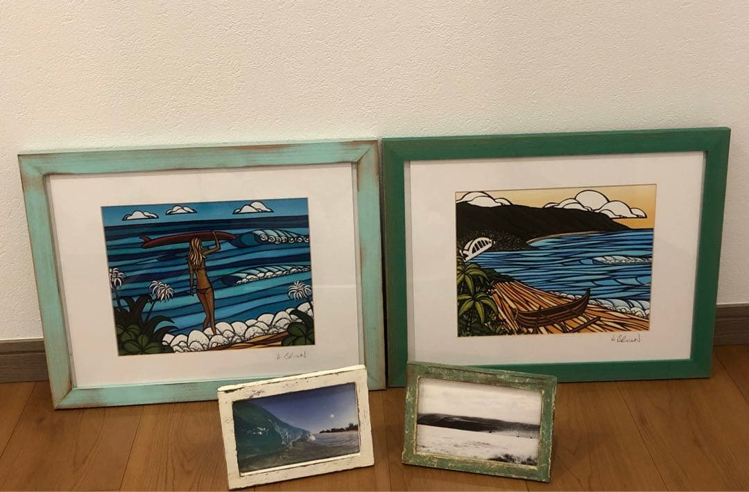 ヘザーブラウン 絵画 アート u-ske ポストカード 木製フレーム付き まとめ