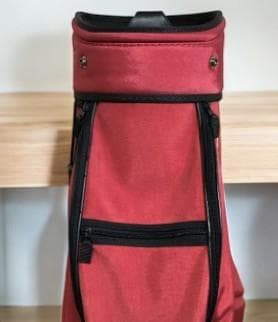 クーラ美品　ラルフローレンPolo Golf レッドキャディバッグ