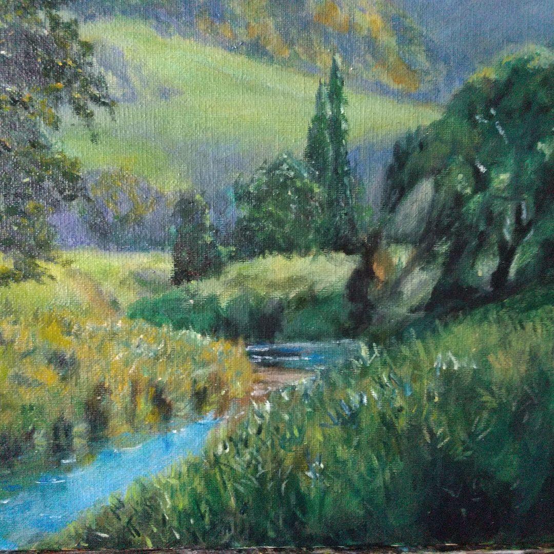 風景画#2 油彩画 10号 F10 油絵