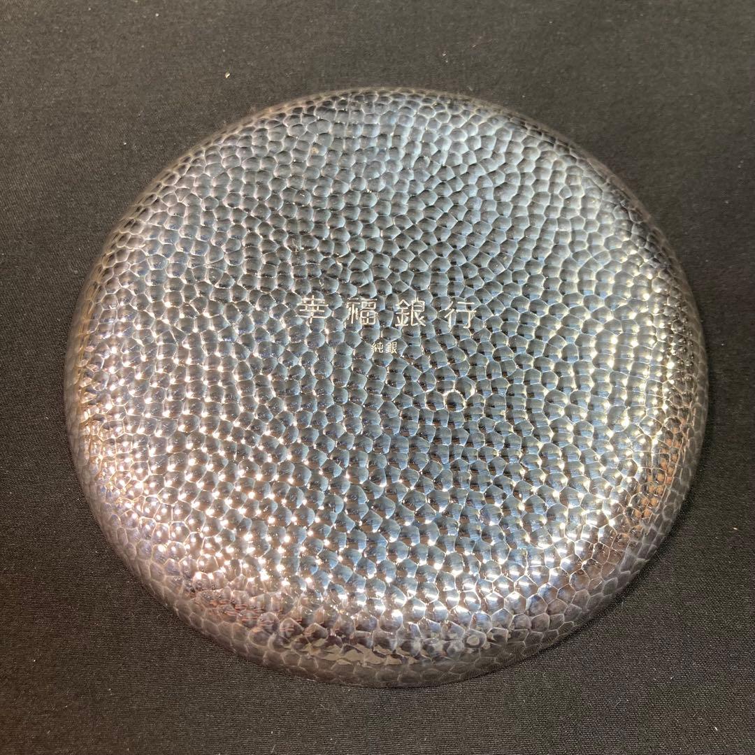【純銀】青海波 純銀製 銀皿 約92.6g