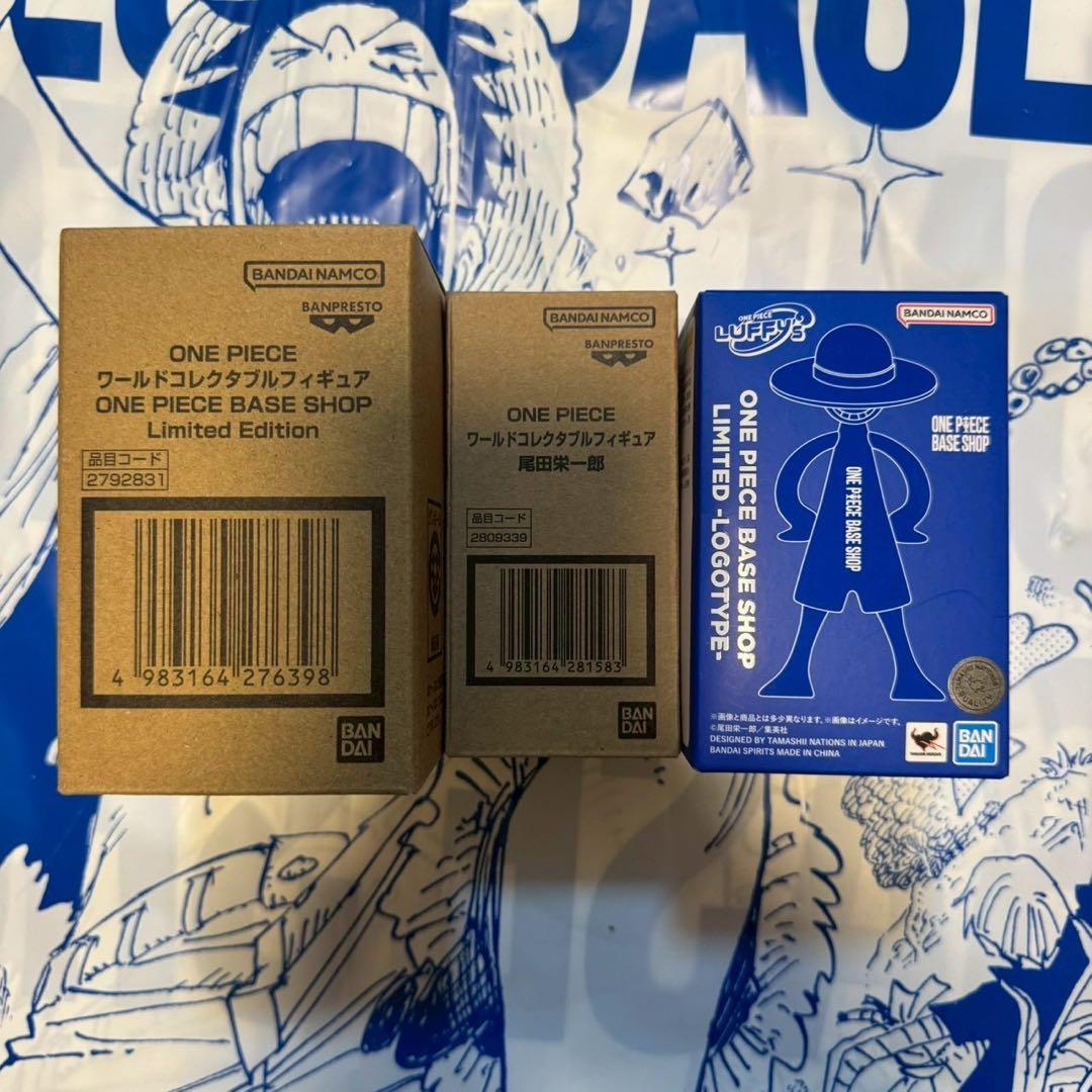 ONE PIECE BASE SHOP限定 ワーコレ& LUFFY’s ×4