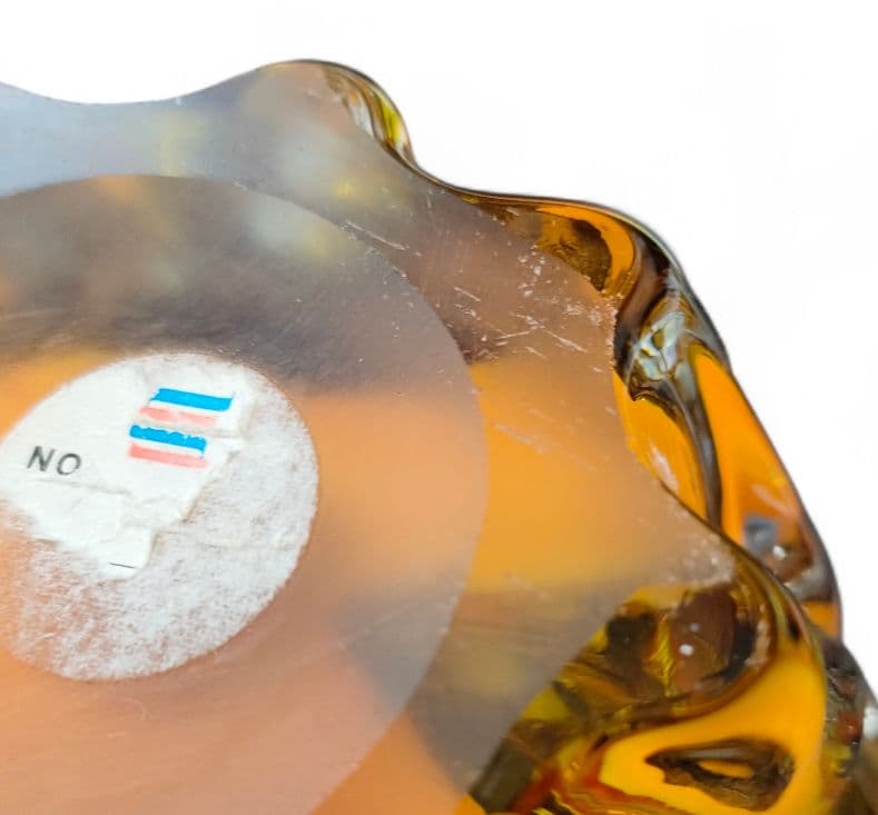 KAMEI GLASS フラワーベース 花瓶 南部硝子 1970年代 昭和レトロ