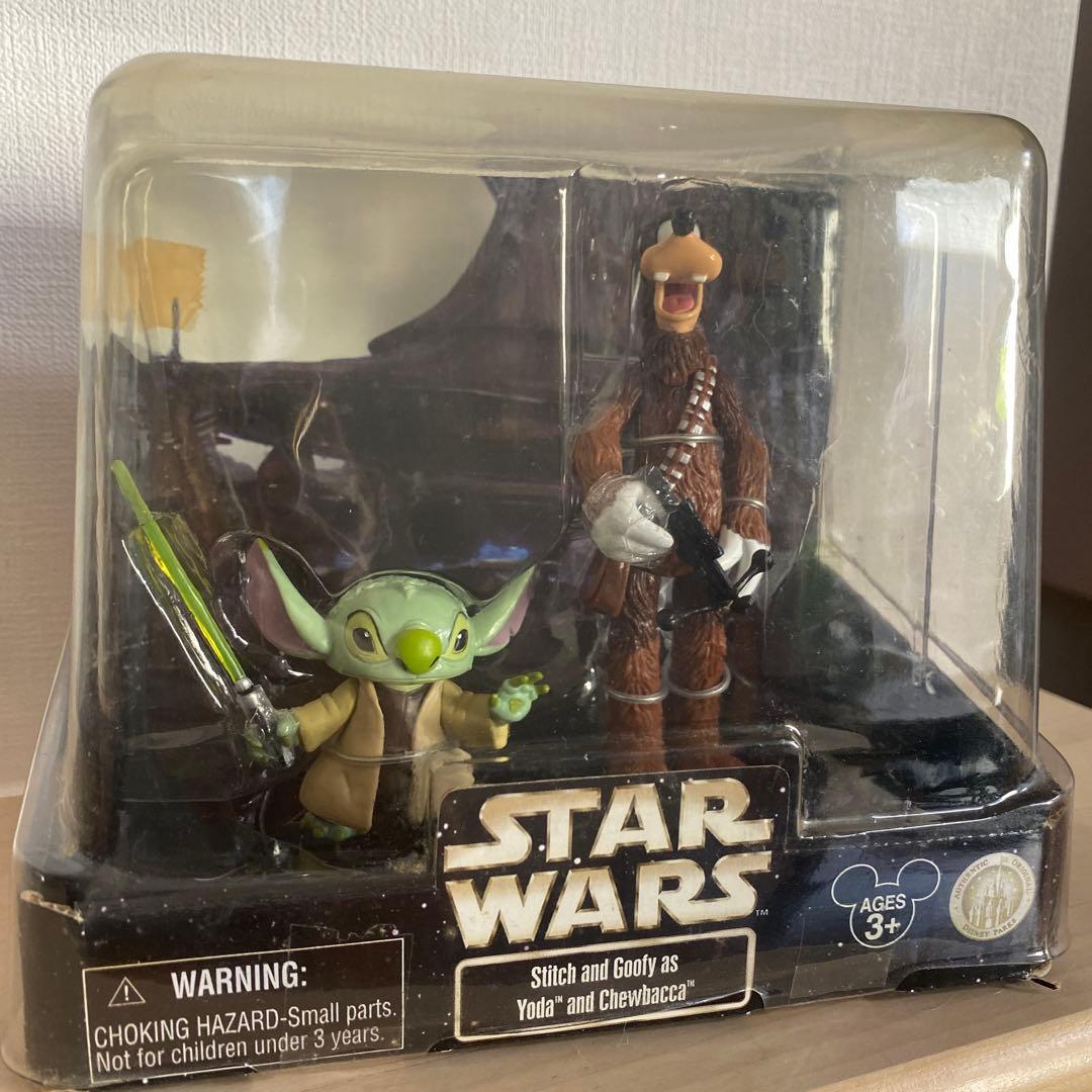 US.Disney/スターウォーズ スティッチとグーフィー フィギュアセット